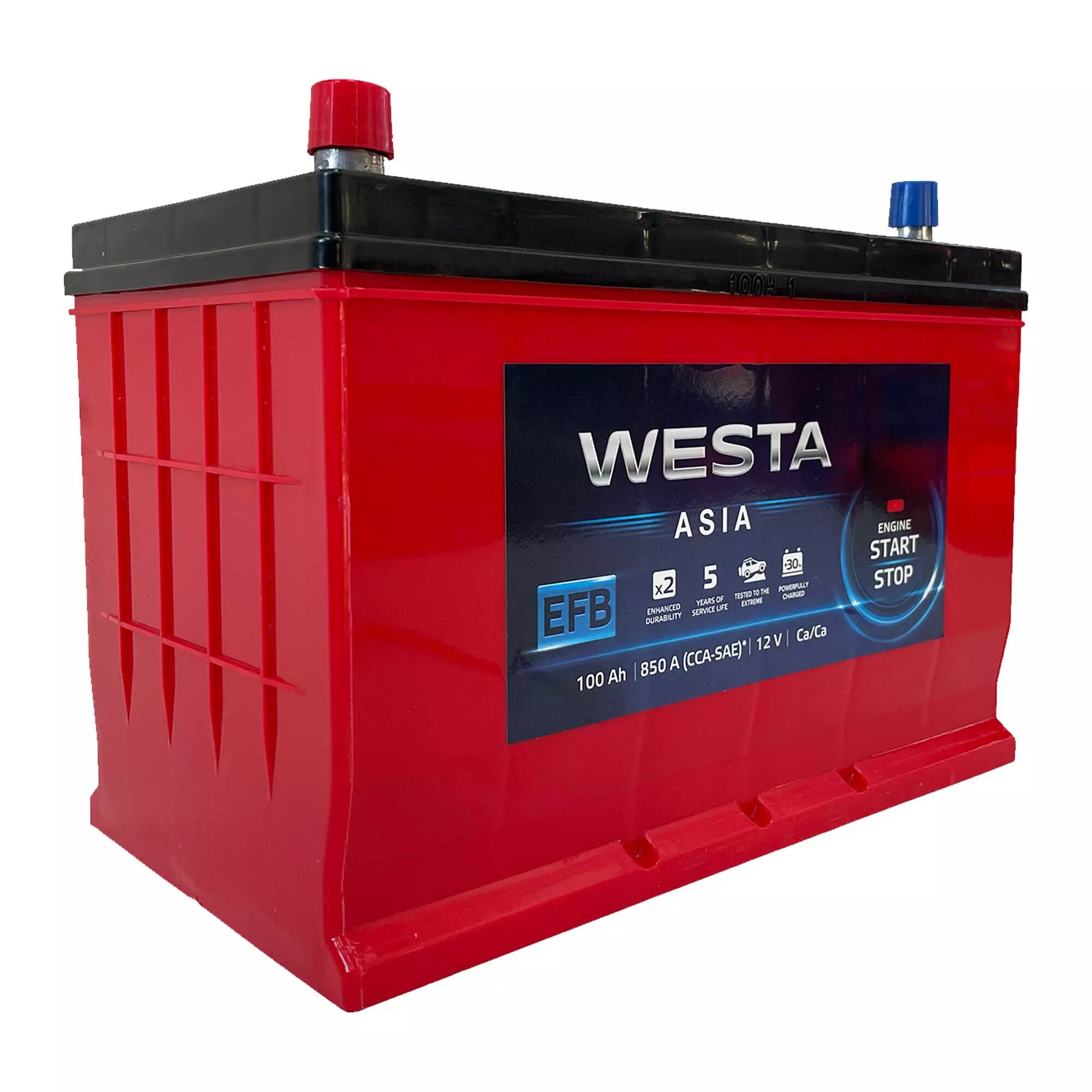 Автомобільний акумулятор WESTA 6CT-100Ah EFB Asia Аз (WAE101)